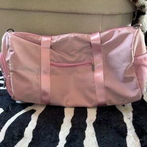 Pink gym bag